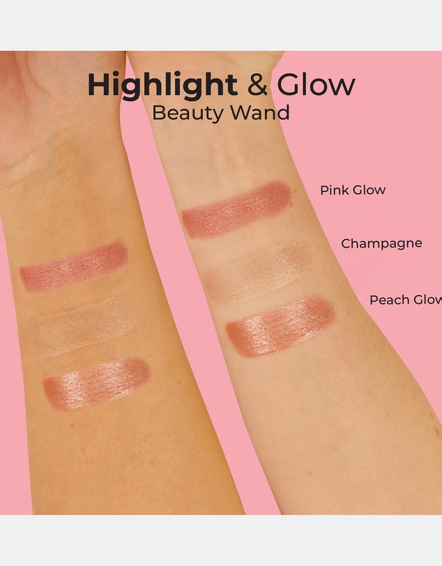 MCoBeauty - Highlight & Glow Beauty Wand - Peach Glow