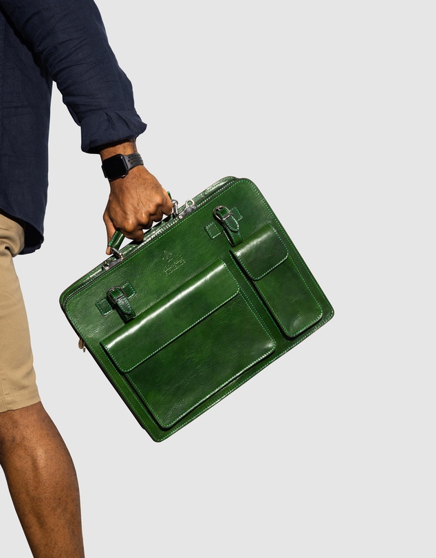 Republic of Florence - Munich Green Briefcase