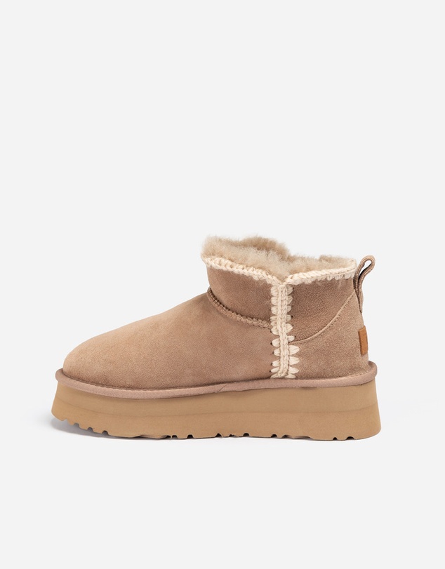 Ozwear Connection Uggs - Ugg Eskimo Platform Mini Boots