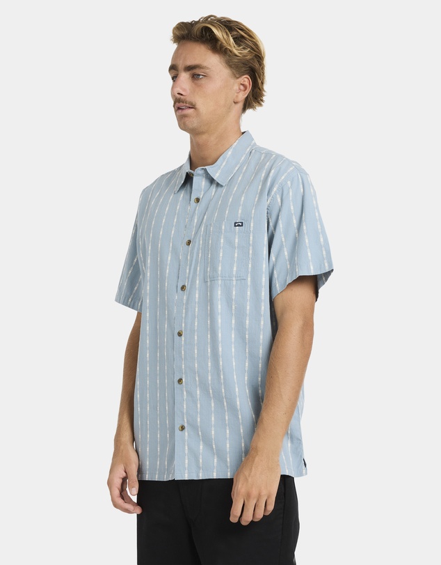 Billabong - Mens Sundays Jacquard Short Sleeve Shirt