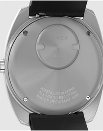 TIMEX - Q Timex® 1975 Enigma 37mm Leather Strap Watch