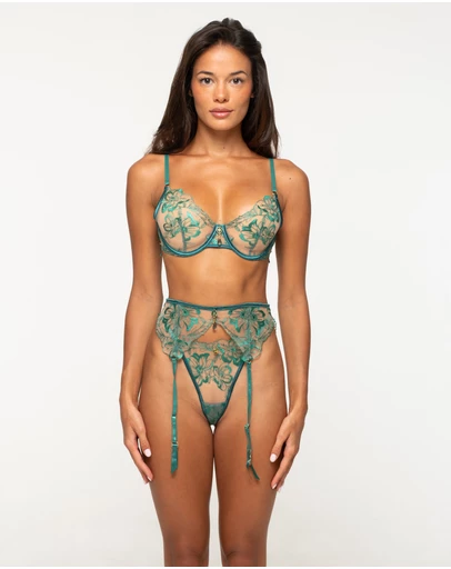 One Empire - Cyrene Green Lingerie Set