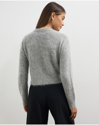 Minima Esenciales - Harriette Alpaca Wool Blend Cardigan