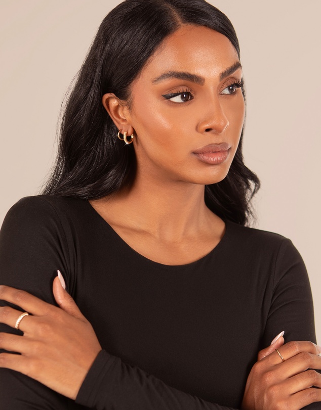 Mestige - Imogen Petite Hoops - 18K Gold Plated