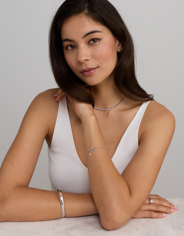 Michael Hill - Heart Lock Micro Pendant in Sterling Silver