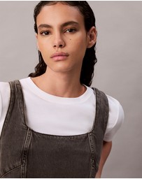 Calvin Klein Jeans - Denim Scoopneck Mini Dress