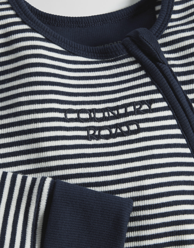 Country Road - Stripe Rib Jumpsuit