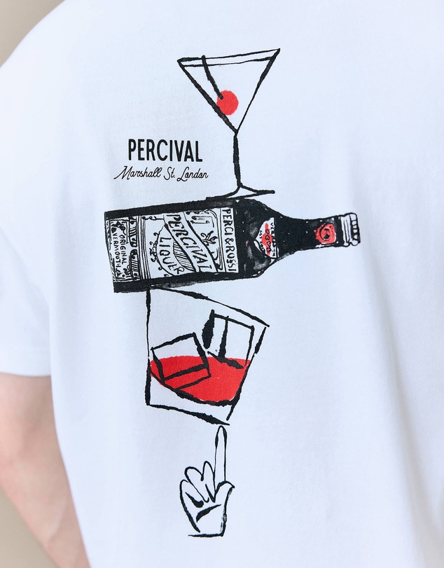 Percival - Perci And Rossi Martini Oversized T-Shirt
