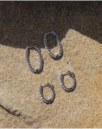Bianc - Small Halo Earrings