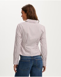 Cotton On - Peyton Gathered Long Sleeve Shirt