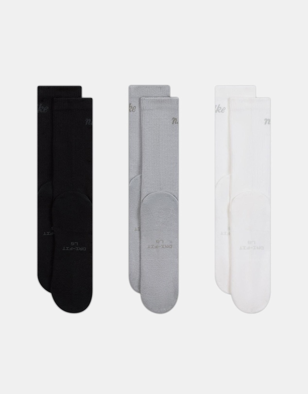 Nike - 3-Pack Everyday Elevated Crew Socks