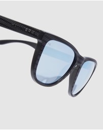 Hawkers Co - HAWKERS - Polarized Blue Chrome ONE RAW CARBONO Sunglasses for Men and Women UV400