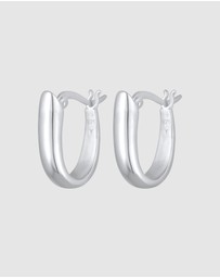Elli Jewelry - Earrings Hoops Everday 925 Sterling Silver