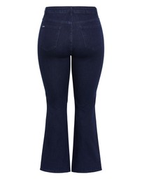City Chic - Plus size Harley Fit Carla Flare Leg Regular Jean - dark wash