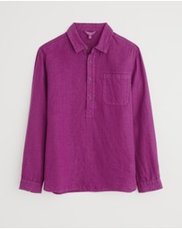 Seasalt - Seasalt Cornwall Purple Artist's Shirt