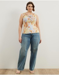 Atmos&Here Curvy - Opal Mesh Top