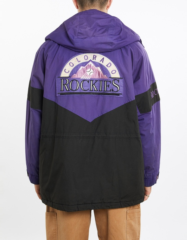 Vintage by The Real Deal - Pre Loved - Vintage 90s MLB Colorado Rockies Puffer Jacket