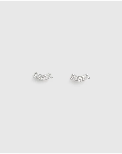 Kirstin Ash - Contour Topaz Studs