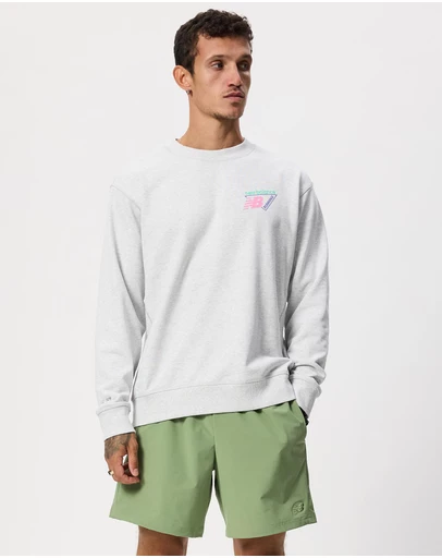 New Balance - Classic Tri-Logo French Terry Crew