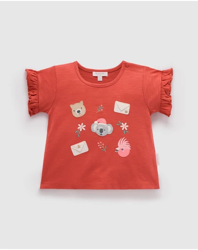 Purebaby - Christmas Wishes Tee -Kids-Babies