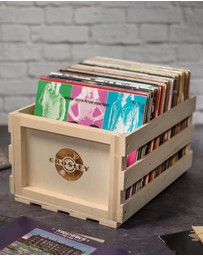Victrola - Victrola Eastwood II Turntable - Black + Bundled Record Storage Crate