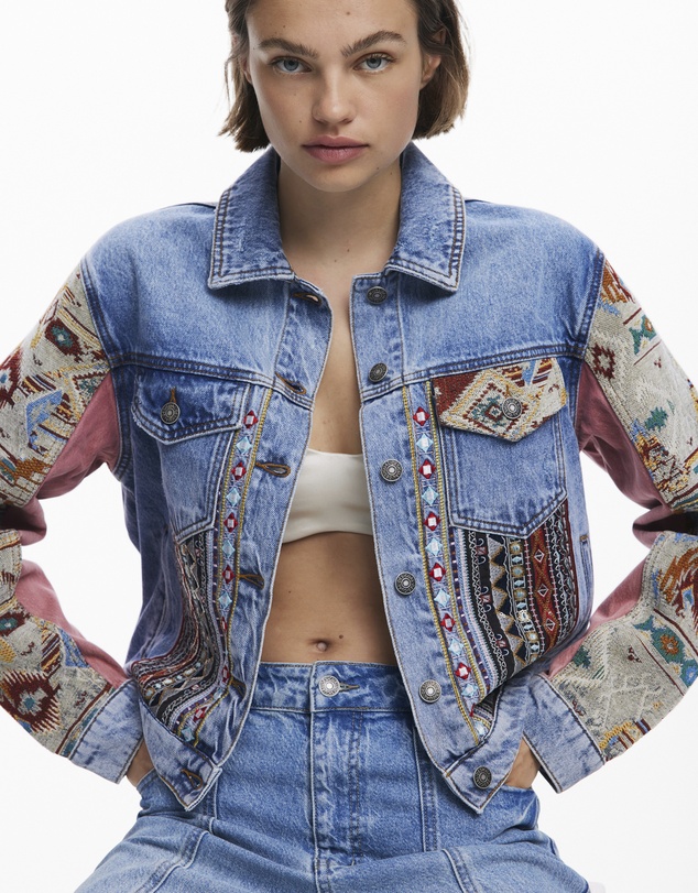 Desigual - Boho Denim Trucker Jacket