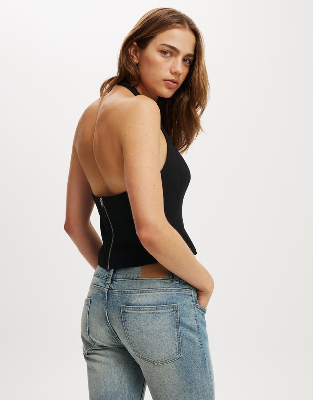 Cotton On - Izzy Suiting Halter Top