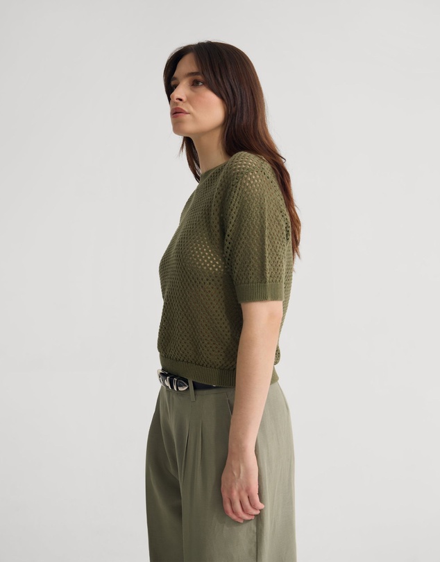 Oxford - Luna Cotton Knit Top