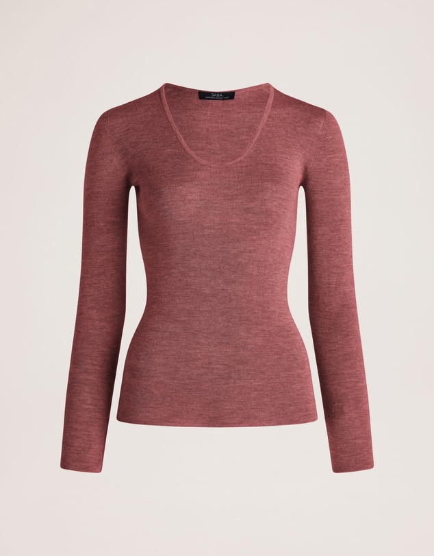 SABA - Janet Merino Wool Scoop Neck Knit