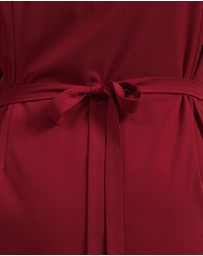 Atmos&Here Curvy - Aroha Boat Neck Maxi Dress