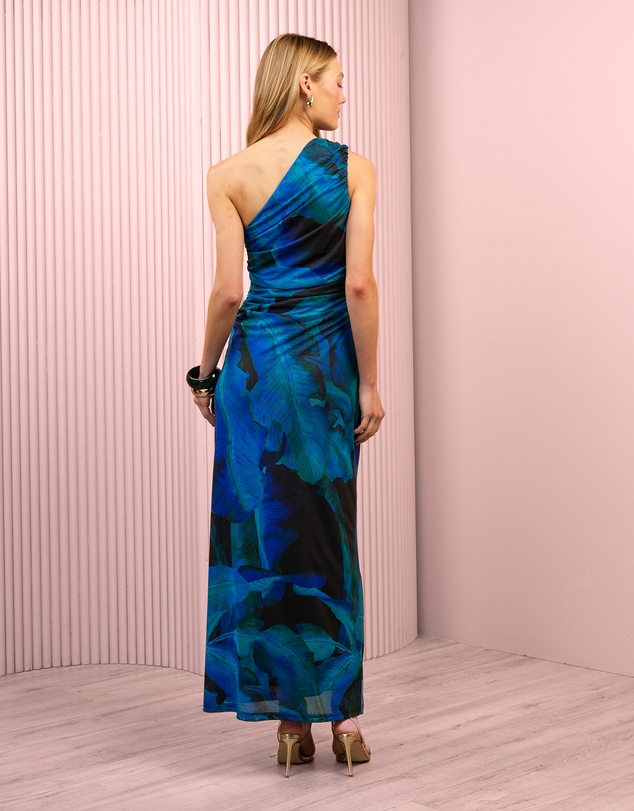 Azzurielle - Rylie One Shoulder Maxi Dress