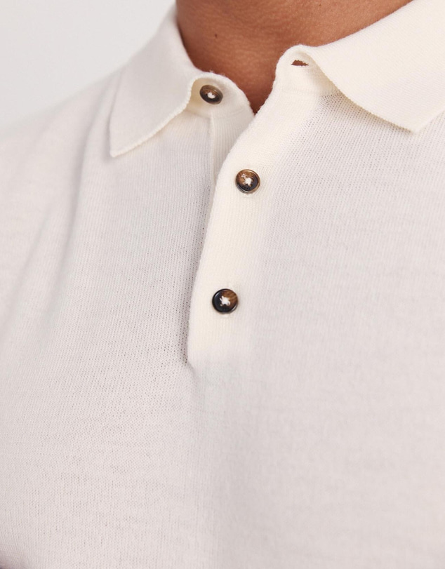 SABA - Franklin Merino Wool Long Sleeve Polo
