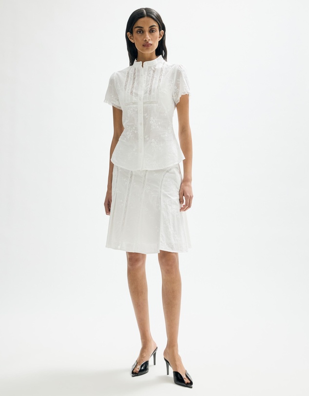 Minima Esenciales - Masson Cotton and Lace Shirt