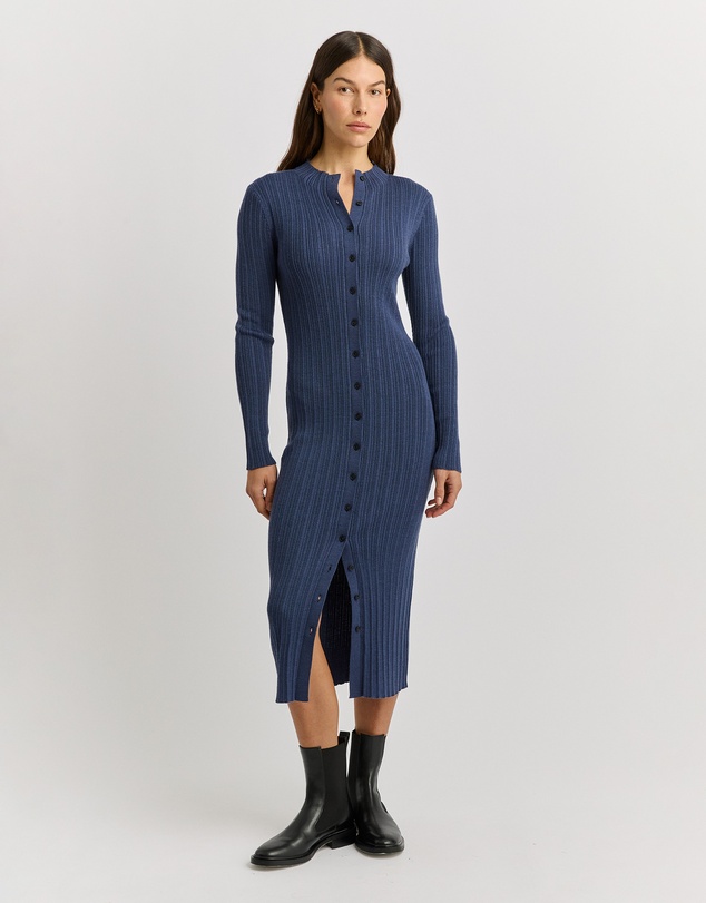 Toorallie - Variegated Rib Cardigan Dress