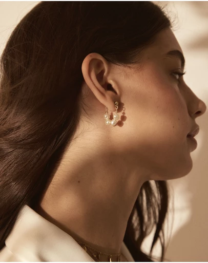 Forcast - Amelie Pearl Earrings