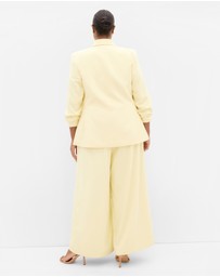 City Chic - Abbie Fully Lined Wide Leg Pant