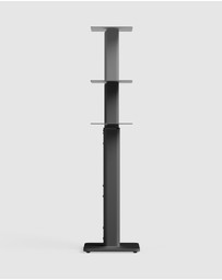 iWorld - Kanto SPH Universal Height Adjustable Bookshelf Speaker Stands - Black, Pair