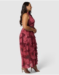 Pink Dusk by Curve Project - Kiss Kiss Maxi Dress