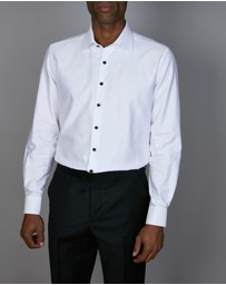 Abelard - Bottone Nero Evening Slim Fit Shirt