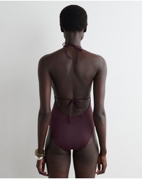COS - Plunge-Neck Swimsuit