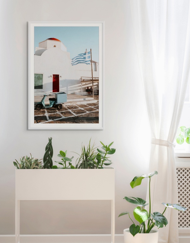 Amichi Co - Mykonos Postcard Fine Art Print