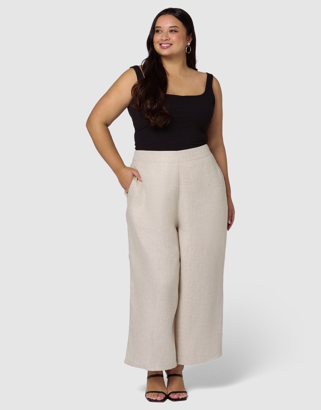 Something 4 Olivia - Lani Linen Wide Leg Pant