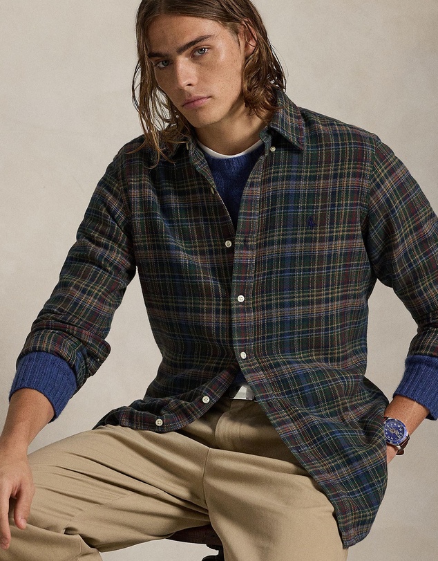 Polo Ralph Lauren - Custom Fit Plaid Brushed Flannel Shirt