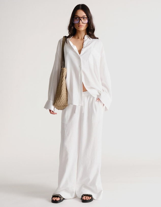 Decjuba - D-Luxe Linen Blend LS Shirt