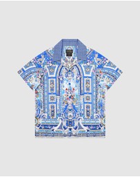 Camilla - SS Camp Collared Shirt - Kids-Teens