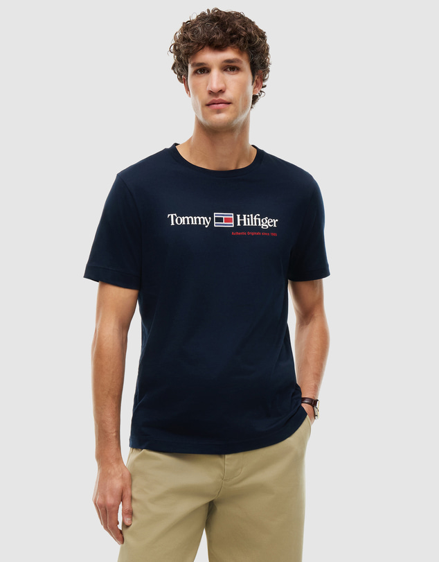 Tommy Hilfiger - Logo Jersey Crew Neck T-Shirt