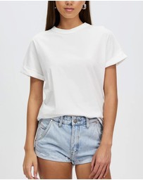 DRICOPER DENIM - Slouchy White Tee