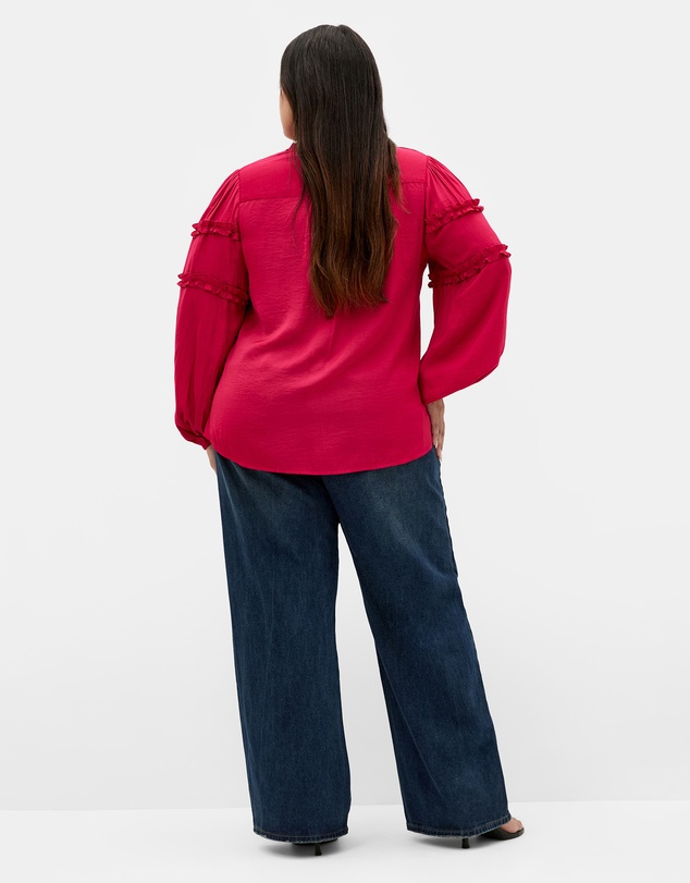 City Chic - Drama Queen Long Sleeve Shirt