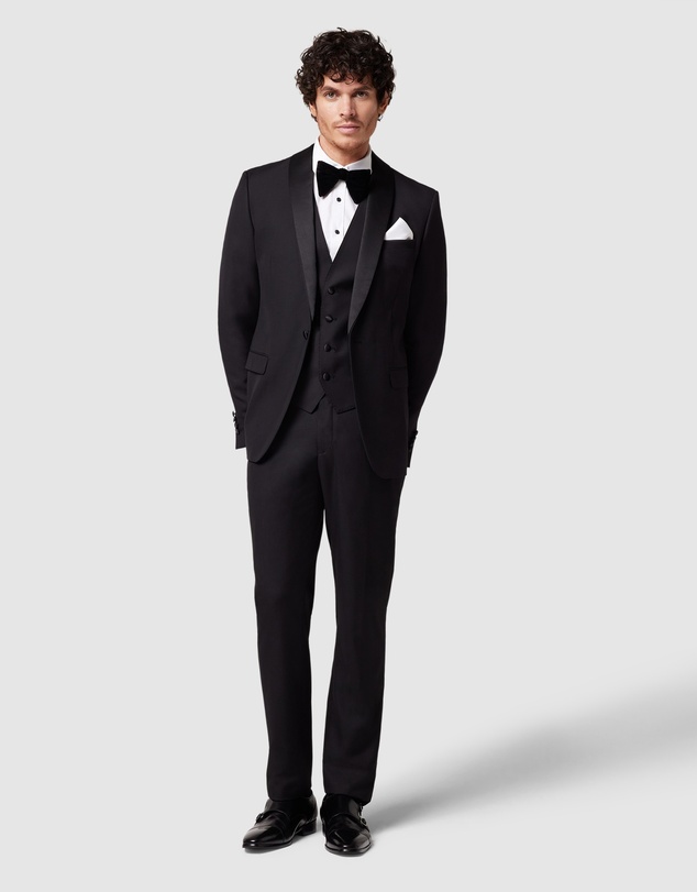 Politix - Charlton Black Tie Chintz Vest