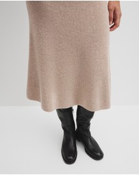 Country Road - Australian Cotton Blend Knit Midi Skirt